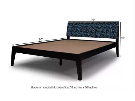 Prism Solid Wood Queen Size Double Bed